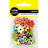 Assorted Iridescent Plastic Flower Beads